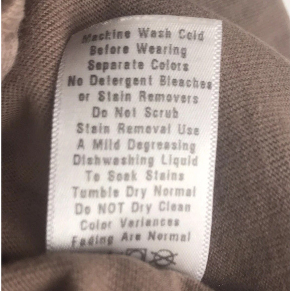 Fresh Produce Mini Skirt Brown Cotton Drawstring Elastic Waist Pockets Medium - Picture 11 of 11